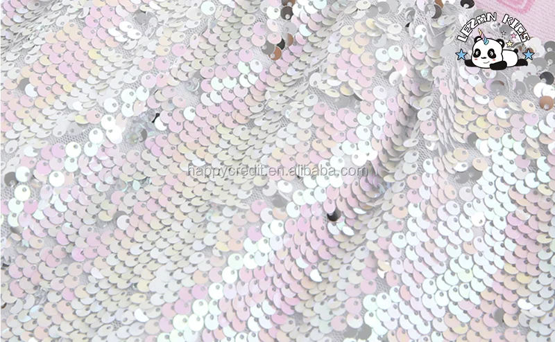 LEZONKIDS - Custom 2-12 Years Girls Pleated Pink Reversible Flip Sequin Skirt